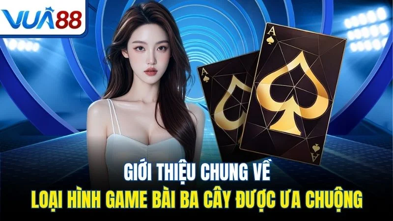 gioi thieu chung ve loai hinh game bai ba cay duoc ua chuong Giới thiệu chung về loại hình game bài Ba Cây được ưa chuộng